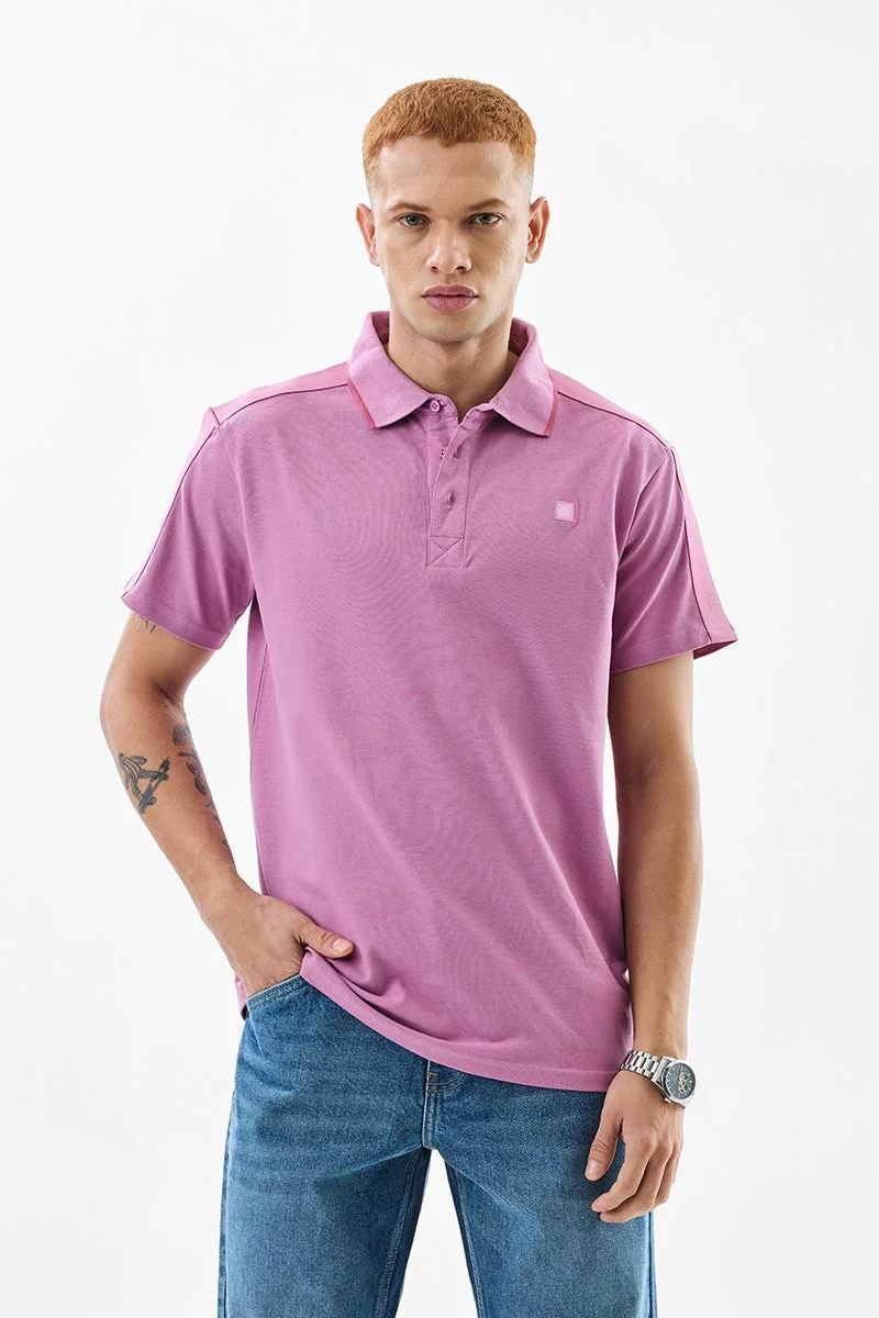 SNITCH Believe Pink Polo T-Shirt